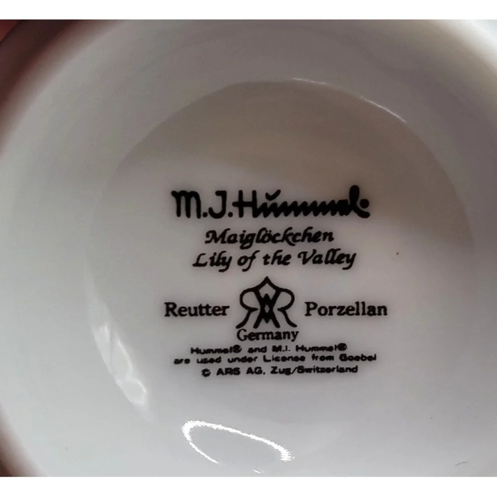 MJ Hummel Trinket Box Porcelain Maiglockchen Lily of the Valley